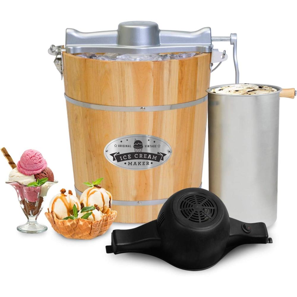 imageAmericana Collection Elite Pint Perfect EIM1205M 1 Pint Ice Cream Maker Freezing Mug Frozen Yogurt Sorbet Gelato Treat Recipes MintPine