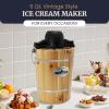Americana by Elite Pint Perfect™ EIM1205DB Ice Cream Maker, 2 x 1 Pint Capacity Dual Freezing Mugs, Frozen Yogurt, Sorbet, Gelato, Recipes, Periwinkle(6 Quart)