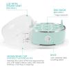 Elite Gourmet EGC1215B Easy Egg Cooker, Stainless-steel Heating Plate, Two-Tiered, 14-Egg Capacity, Soft, Medium, Hard-Boiled, Auto Shut-Off, Omelets, Poached Eggs, Measuring Cup, Piercing Pin, Black(Retro Mint)