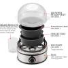 Elite Gourmet EGC855SS Easy Egg Cooker, 7-Egg Capacity, Soft, Medium, Hard-Boiled, Omelets, Poached Eggs, Plays Melody when Done, Auto Shut-Off, Measuring Cup, Stainless Steel(Stainless Steel)