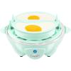 Elite Gourmet Easy Electric 7 Egg Capacity Cooker, Poacher, Omelet Maker, Scrambled, Soft, Medium, Hard Boiled with Auto Shut-Off and Buzzer, BPA Free(Mint)