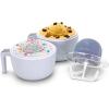 Americana by Elite Pint Perfect™ EIM1205DB Ice Cream Maker, 2 x 1 Pint Capacity Dual Freezing Mugs, Frozen Yogurt, Sorbet, Gelato, Recipes, Periwinkle(1 Pint)