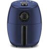 Elite Gourmet EAF2411G Digital Indoor Grill/Air Fryer Oven, 11L Capacity, Grill Rack, 8 Presets, Bake, Roast, Broil, Dehydrate, 1700-Watts, 25 Delicious Recipes, Stainless-Steel/Black(Blue Gray)