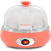 Elite Gourmet EGC007CBL# Rapid Egg Cooker, 7 Easy-To-Peel, Hard, Medium, Soft Boiled Eggs, Poacher, Omelet Maker, Auto Shut-Off, Alarm, 16-Recipe Booklet, BPA-Free, Cobalt(Coral)