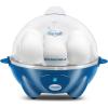 Elite Gourmet Easy Electric 7 Egg Capacity Cooker, Poacher, Omelet Maker, Scrambled, Soft, Medium, Hard Boiled with Auto Shut-Off and Buzzer, BPA Free(Classic Blue)