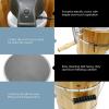 Americana EIM-1400R 1.5 Qt Freezer Bowl Automatic Easy Homemade Electric Ice Cream Maker, Ingredient Chute, On/Off Switch, No Salt Needed, Creamy Ice Cream, Gelato, Frozen Yogurt, Sorbet, Recipe Book(Pine)