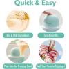 Elite Gourmet Americana Collection Elite EIM520M 1 Quart Automatic Easy Homemade Electric Ice Cream Maker, Frozen Yogurt, Sorbet, Gelato Treat, with Recipes, Mint(Mint)