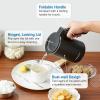 Elite Gourmet Dual Voltage 120-230V, Travel Double Wall Insulated Cool-Touch, 0.6L Electric Kettle Stainless Steel Interior, Hinged-Locking Lid, Auto Shut-Off, Boil Dry Protection, Black(0.6 Quarts (Pack of 6))