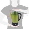 Elite Gourmet EC922 Electric Coffee Percolator, BPA Free, Keep Warm, Glass Clear Brew Progress Knob, Cool-Touch Handle, Cordless Serve, 12-Cup, Stainless Steel(Retro Green)