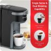 Elite Gourmet EHC9420 Automatic 5-Cup Brew & Drip Coffee Maker with Pause N Serve Reusable Filter, On/Off Switch, Water Level Indicator(Black)