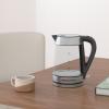 Elite Gourmet EKT-602 Electric BPA-Free Glass Kettle, Cordless 360° Base, Stylish Blue LED Interior, Handy Auto Shut-Off Function – Quickly Boil Water For Tea & More(Stainless Steel/Glass)