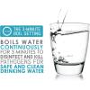 Elite Gourmet EKT-602 Electric BPA-Free Glass Kettle, Cordless 360° Base, Stylish Blue LED Interior, Handy Auto Shut-Off Function – Quickly Boil Water For Tea & More(Glass)