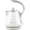 Elite Gourmet Dual Voltage 120-230V, Travel Double Wall Insulated Cool-Touch, 0.6L Electric Kettle Stainless Steel Interior, Hinged-Locking Lid, Auto Shut-Off, Boil Dry Protection, Black(1.4 Quarts)