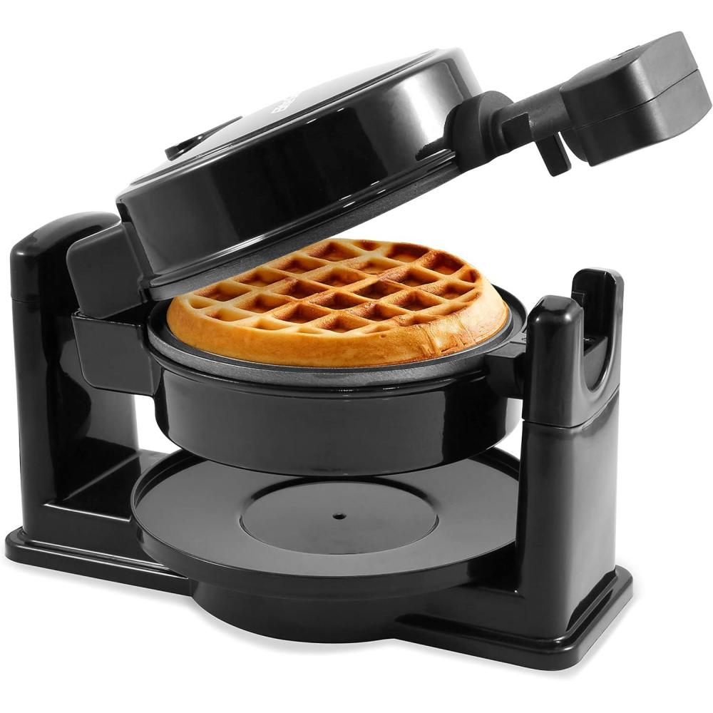 imageElite Gourmet EOM123 NonStick Omelet Frittata Snack Pocket Maker Dessert Maker 2 Individual 56 Omelets Stainless SteelBlack