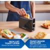 Elite Gourmet ECT-1027 Cool Touch Toaster, 7 Toast Settings Cancel Functions, Slide Out Crumb Tray, Extra Wide 1.5″ Slots for Bagels Waffles Specialty Breads, Puff Pastry, Snacks, White(1 Slice)