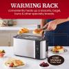 Elite Gourmet ECT4123X Long Slot 4 Slice Toaster, Extra Wide 1.5″ and 5.1″ Deep Slots, Bagel, Defrost & Cancel Functions, 6 Toast Shade Settings, Fits Bagels, Waffles, Artisan Breads, Stainless Steel(Matte Black)