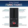 Elite Gourmet ECT4400B# Long Slot 4 Slice Toaster, Countdown Timer, 6 Toast Setting, Defrost, Cancel Function, Built-in Warming Rack, Extra Wide Slots for Bagel Waffle, Stainless Steel(2 Slice)