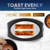 Elite Gourmet ECT4400B# Long Slot 4 Slice Toaster, Countdown Timer, 6 Toast Setting, Defrost, Cancel Function, Built-in Warming Rack, Extra Wide Slots for Bagel Waffle, Stainless Steel(2 Slice)