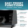Elite Gourmet ECT4829B Long Slot 4 Slice Toaster, 6 Toast Settings Toaster Defrost, Reheat, Cancel Functions, Slide Out Crumb Tray, Extra Wide Slots for Bagels Waffles, Black(Black)