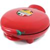Elite Gourmet EQD-413 Electric Non-Stick 8″ Quesadilla Maker, Easy-Slice 6-Wedge, Grilled Cheese Corn Flour Tortilla Snacks, Red(8″)