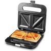 Elite Gourmet ESM2207XSS Sandwich Panini Maker Grilled Cheese, Machine Tuna Melt Omelets Non-stick Cooking Surface, 2 Slice, 750 Watts, Stainless Steel(New Version)