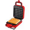 Elite Gourmet EWM-013MX Electric Nonstick Mini Waffle Maker with 5-inch cooking surface, Belgian Waffles, Compact Design, Hash Browns, Keto, Snacks, Sandwich, Eggs, Easy to Clean, Mint(Red)