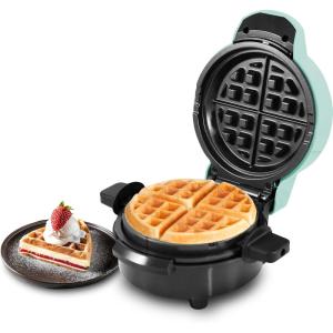 Elite Gourmet EOM123 Non-Stick Omelet, Frittata, Snack Pocket Maker, Dessert Maker, 2 Individual 5.6″ Omelets, Stainless Steel(Mint)