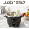 Elite Gourmet ERC2001BX 10-Cup Electric Rice Cooker with 304 Surgical Grade Stainless Steel Inner Pot, Makes Soups, Stews, Porridges, Grains and Cereals