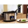 Maxi-Matic Elite Platinum MST-900VXD 8.5-Quart Stainless Steel Programmable Slow Cooker w/Locking Lid, Black