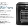 Elite Gourmet EFD3321 Food Dehydrator, Stainless Steel Trays Adjustable Temperature Controls, Jerky, Herbs, Fruit, Veggies, Dried Snacks, Stainless Steel(6 Stainless Steel Trays)