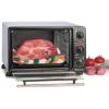 Elite Gourmet ETO4510B French Door 47.5Qt, 18-Slice Convection Oven 4-Control Knobs, Bake Broil Toast Rotisserie Keep Warm, Includes 2 x 14″ Pizza Racks, Stainless Steel(6-Slice  23L)