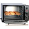 Elite Gourmet ETO4510B French Door 47.5Qt, 18-Slice Convection Oven 4-Control Knobs, Bake Broil Toast Rotisserie Keep Warm, Includes 2 x 14″ Pizza Racks, Stainless Steel(6-Slice  23L)