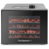 Elite Gourmet Food Dehydrator, Stainless Steel Trays Food Dehydrator, Adjustable Temperature Controls, Jerky Herbs Fruit Veggies Snacks(4 Plastic Trays)