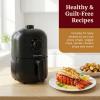 Elite Gourmet EAF0201X Personal Compact Space Saving Electric Hot Air Fryer Oil-Less Healthy Cooker, Timer & Temperature Controls, 1000W, 2.1 Quart, Black(Black)