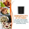Elite Gourmet EAF-3218BL Personal 1.1Qt Compact Space Saving Electric Hot Air Fryer Oil-Less Healthy Cooker, Timer & Temperature Controls, PFOA Free, Mint(Black)