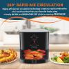 Elite Gourmet EAF-3218BL Personal 1.1Qt Compact Space Saving Electric Hot Air Fryer Oil-Less Healthy Cooker, Timer & Temperature Controls, PFOA Free, Mint(Black)