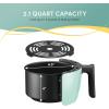 Elite Gourmet EAF-4617X Electric Digital Hot Air Fryer, 1350Watts, Oil-Less Healthy Cooker, Timer & Temperature Controls, 4 Quart, Black(2.1 Quart)