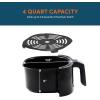 Elite Gourmet EAF-4617X Electric Digital Hot Air Fryer, 1350Watts, Oil-Less Healthy Cooker, Timer & Temperature Controls, 4 Quart, Black(4 Quart)
