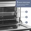 Elite Gourmet EAF9100 Maxi-Matic Electric Fryer Oven, Oil-Less Convection Oven Extra large 25L Capacity, Grill, Bake, Roast, Air Fryer, 1640-Watts, Black, 16.88(26.5 Qt.)