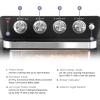 Elite Gourmet EAF9100 Maxi-Matic Electric Fryer Oven, Oil-Less Convection Oven Extra large 25L Capacity, Grill, Bake, Roast, Air Fryer, 1640-Watts, Black, 16.88(26.5 Qt.)