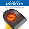 Elite Gourmet Fast Hot Air Popcorn Popper, 1300W Electric Popcorn Maker with Measuring Cup & Butter Melting Tray, Oil-Free, Great for Home Party Kids, Safety ETL Approved, 4-Quart, Yellow(4 Quart)