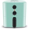 Elite Gourmet EAF-3218BL Personal 1.1Qt Compact Space Saving Electric Hot Air Fryer Oil-Less Healthy Cooker, Timer & Temperature Controls, PFOA Free, Mint(Mint)