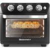 Elite Gourmet EAF9100 Maxi-Matic Electric Fryer Oven, Oil-Less Convection Oven Extra large 25L Capacity, Grill, Bake, Roast, Air Fryer, 1640-Watts, Black, 16.88(26.5 Qt.)