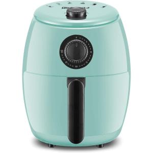 Elite Gourmet EAF-4617X Electric Digital Hot Air Fryer, 1350Watts, Oil-Less Healthy Cooker, Timer & Temperature Controls, 4 Quart, Black(2.1 Quart)