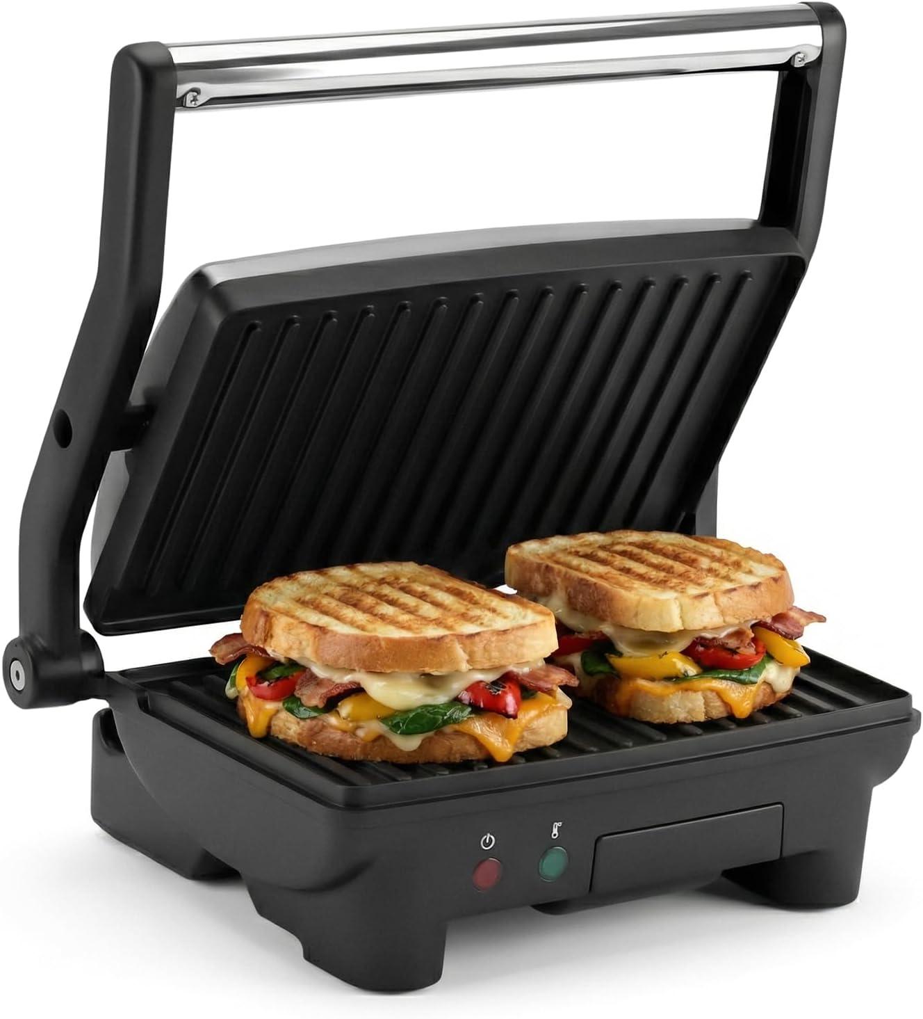 imageElite Gourmet EGL3450 Smokeless Indoor Electric BBQ Grill Dishwasher Safe Nonstick Adjustable Temperature Fast Heat Up LowFat Meals Easy to Clean Design BlackBlack