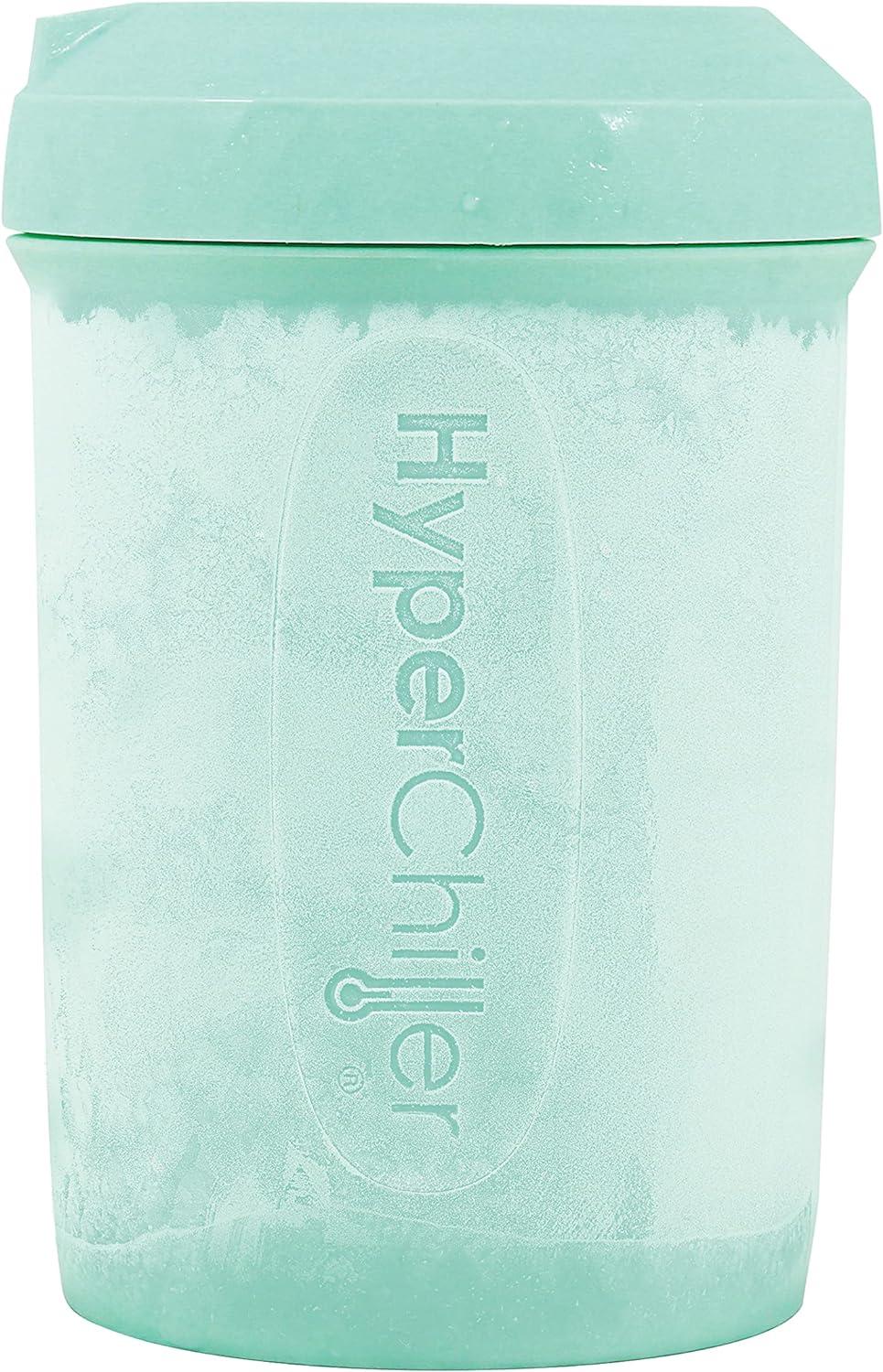 imageHyperChiller HC2M Patented Iced CoffeeBeverage Cooler NEW IMPROVEDSTRONGER AND MORE DURABLE Ready in One Minute Reusable for Iced Tea Wine Spirits Alcohol Juice 125 Oz SpearmintSpearmint