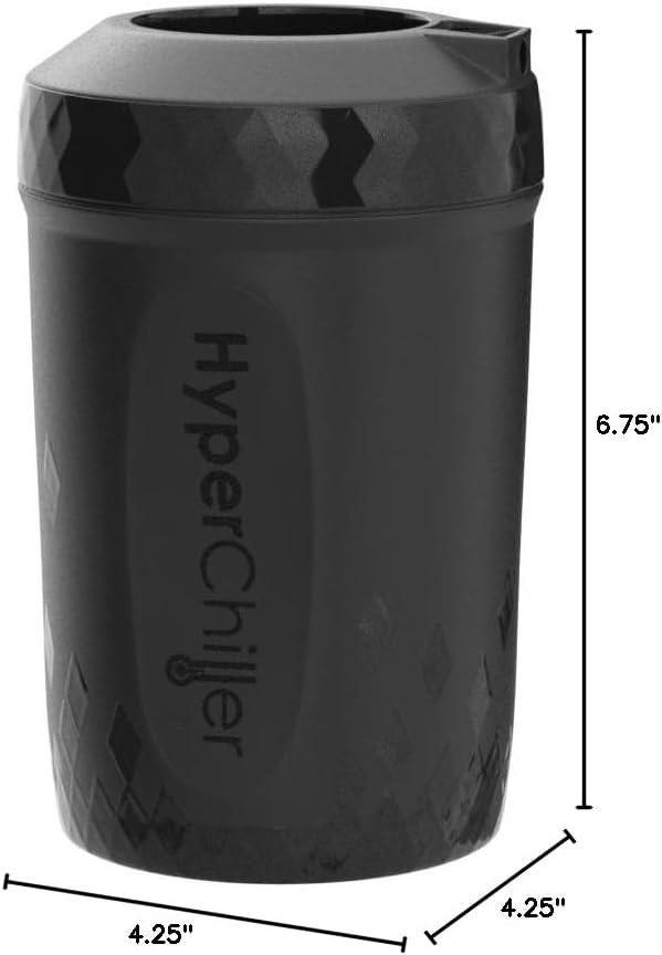 imageHyperChiller HC2M Patented Iced CoffeeBeverage Cooler NEW IMPROVEDSTRONGER AND MORE DURABLE Ready in One Minute Reusable for Iced Tea Wine Spirits Alcohol Juice 125 Oz SpearmintBlack