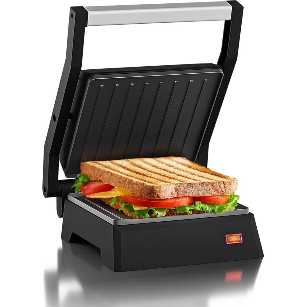imageElite Gourmet EGL3450 Smokeless Indoor Electric BBQ Grill Dishwasher Safe Nonstick Adjustable Temperature Fast Heat Up LowFat Meals Easy to Clean Design BlackBlack