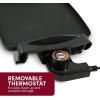Elite Gourmet EGR2722A Electric 10.5″ x 8.5″ Griddle, Cool-touch Handles Non-Stick Surface, Removable/Adjustable Thermostat, Skid Free-Rubber Feet, Black(10.5″ x 8.5″)