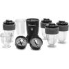 Elite Gourmet EPB-1800A# 17-Piece Personal Drink Mixer Blender, Sports Blender 16 Oz capacity, Includes Chopping and Blending Blade, Drink Lids and Extra Cups(New Version)